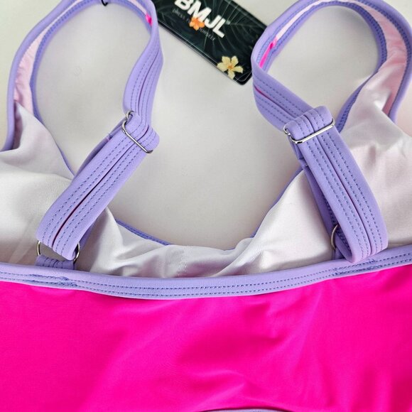 BMJL Womens High Waisted Bikini Set Two Piece Sexy Size M Beach Pool Vacation - Picture 7 of 10
